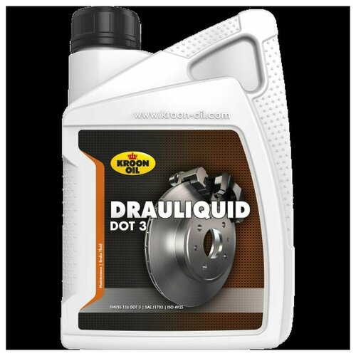 Тормозная жидкость Drauliquid DOT 3 1л