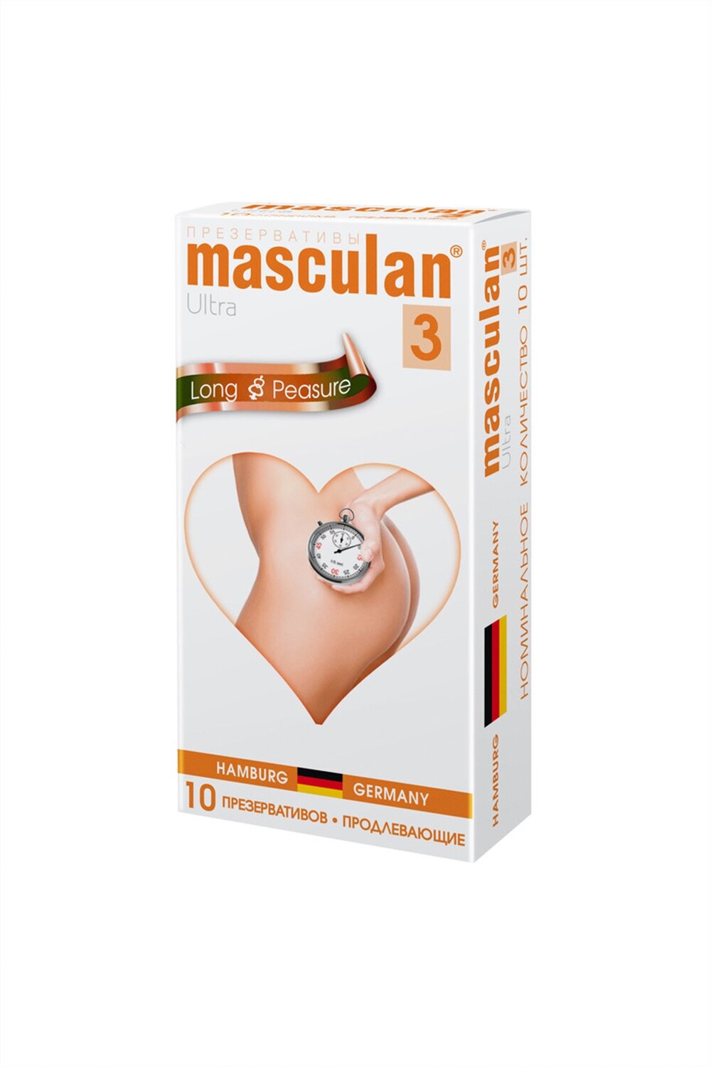 Презервативы masculan 3 Ultra Long Pleasure, 10 шт.