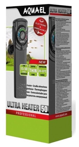 Нагреватель Aquael ULTRA HEATER 50 для аквариумов 15-50 л