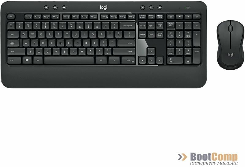Комплект клавиатура+мышь Logitech MK540 Advanced черный/черный (920-008685) - фото №6