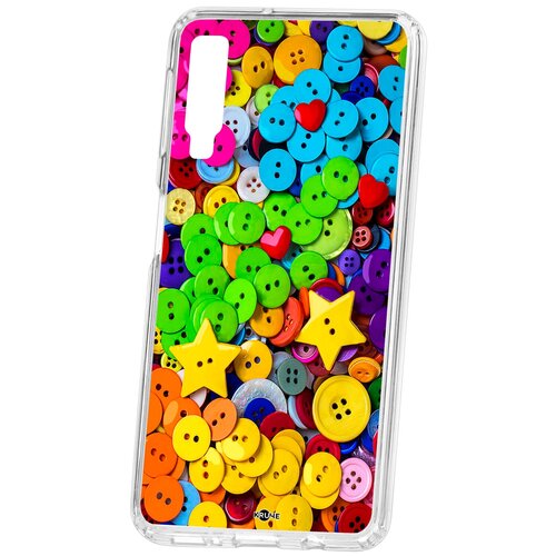 фото Чехол на самсунг а7 2018 kruche print пуговки кruче