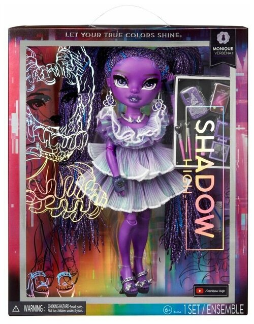 Rainbow High куклы Shadow High серия RS23 кукла Рейнбоу хай Monique Verbena 583059 Моник Вербена