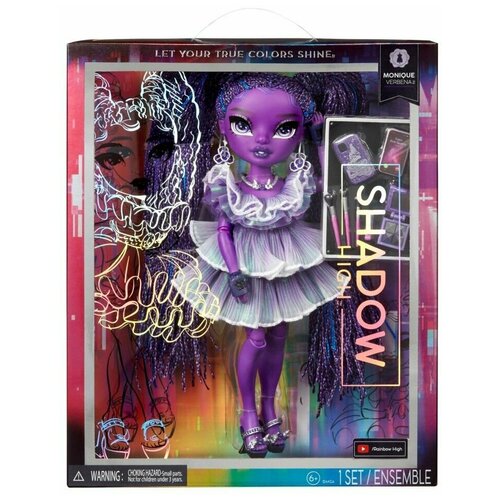 кукла rainbow high shadow nicole steel с двумя нарядами Rainbow High куклы Shadow High серия RS23 кукла Рейнбоу хай Monique Verbena 583059 Моник Вербена