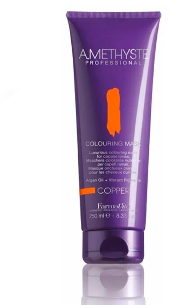 FarmaVita, Маска оттеночная для волос Медь, Amethyste Colouring Mask, 250 мл