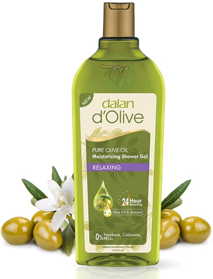 Dalan d’Olive Гель для душа Натуральное оливковое масло и жасмин Расслабляющий 400мл