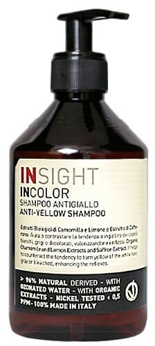 INSIGHT Шампунь для нейтрализации желтого оттенка волос / ANTI-YELLOW 400 мл - фото №7
