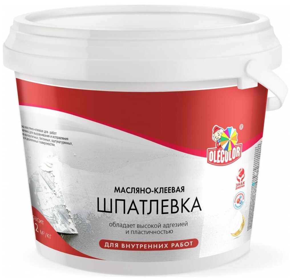 Масляно-клеевая шпатлевка для внутренних работ Olecolor 4300000905