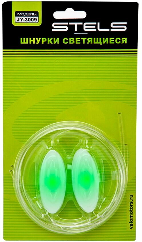 Шнурки светящиеся, Зеленый/560166