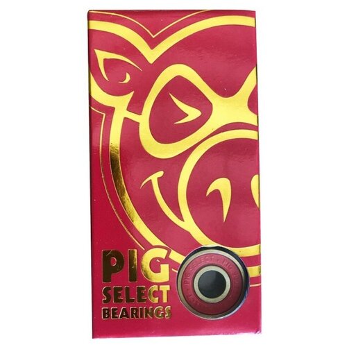 фото Подшипники для скейтборда, лонгборда, самоката, роликовых коньков pig select bearings pig wheels