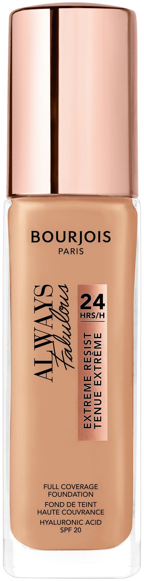 Bourjois Тональный крем Always Fabulous Full Coverage Foundation, SPF 20, 30 мл, оттенок: 400