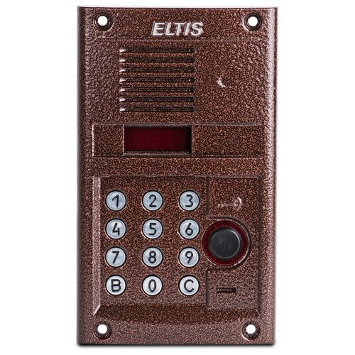 Вызывная (звонковая) панель на дверь ELTIS DP400-RD24 медь медь