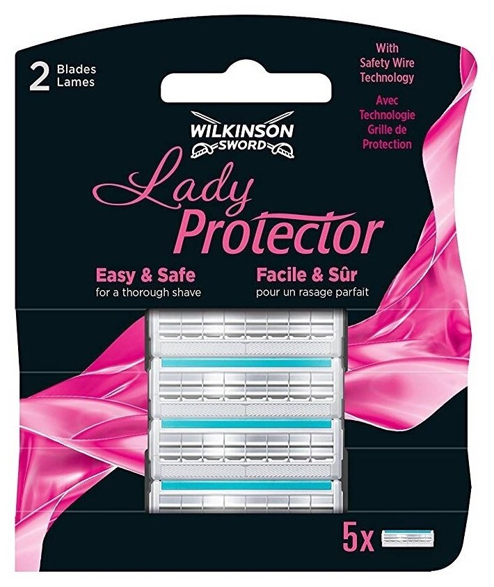 Wilkinson Sword Lady Protector Сменные лезвия, 5 шт.