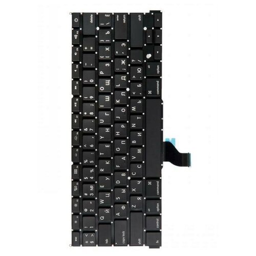 keyboard клавиатура для apple macbook pro 13 retina a1502 late 2013 mid 2014 early 2015 г образный enter английская раскладка Клавиатура (keyboard) для Apple MacBook Pro 13 Retina A1502 Late 2013 Mid 2014 Early 2015 прямой Enter RUS РСТ, A1502