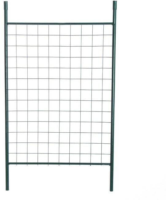 Шпалера, 190 × 50 × 1.6 см, металл, зелёная, «Сетка разборная» - фотография № 2