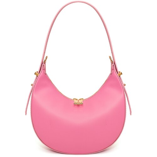 Сумка  кросс-боди SORRISI повседневная, натуральная кожа, бежевый