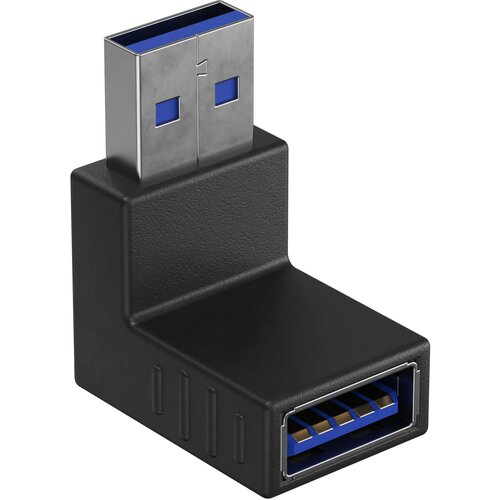 Адаптер переходник GSMIN RT-51 (угловой 270 градусов) USB 3.0 (F) - USB 3.0 (M) (Черный) адаптер переходник gsmin rt 51 угловой 270 градусов usb 3 0 f usb 3 0 m черный