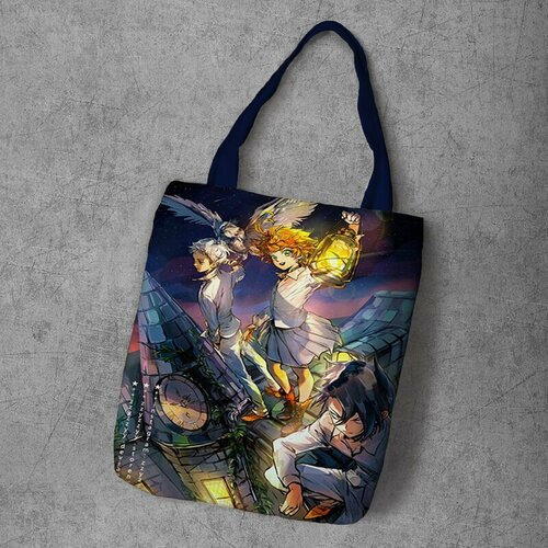 фото Сумка шоппер anime dakimakura, фактура рельефная, мультиколор