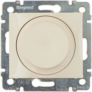 Диммер <b>Legrand</b> 774163 <b>Valena</b> <b>Valena</b> Classic. Светорегулятор поворотный универсальный 2-проводный 5-3