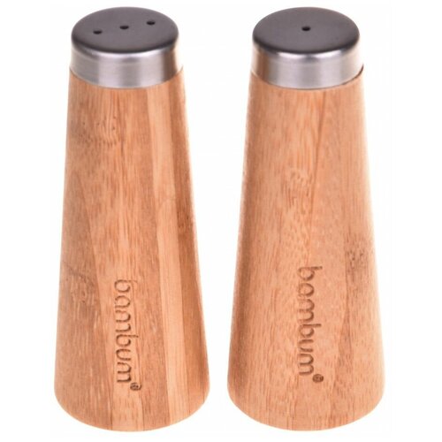 Набор солонка и перечница Bambum Sida цвет бежевый