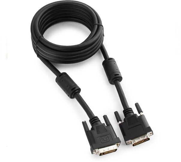 Аксессуар Gembird Cablexpert DVI-D Dual Link 25M/25M 4.5m Black CC-DVI2-BK-15