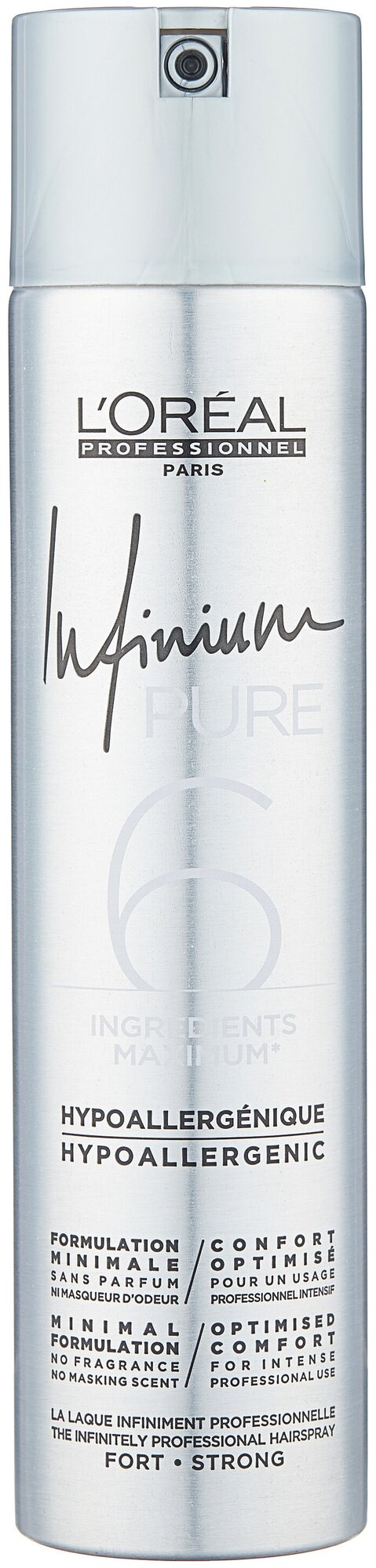 Лак Infinium Pure Strong сильной фиксации, 300 мл