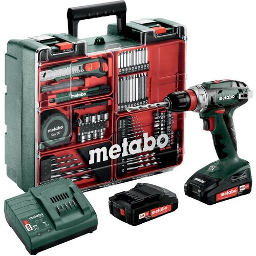 Аккумуляторная дрель-шуруповерт Metabo BS 18 Quick Set 55999₽