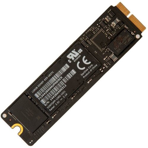 SSD накопитель 128Gb SanDisk SD6PQ4M-128G-1021H MacBook Air 11 13 A1465 A1466 MacBook Pro 13 15 Retina A1398 A1502 Late 2013 Early 2014 Mid 2014 547300₽