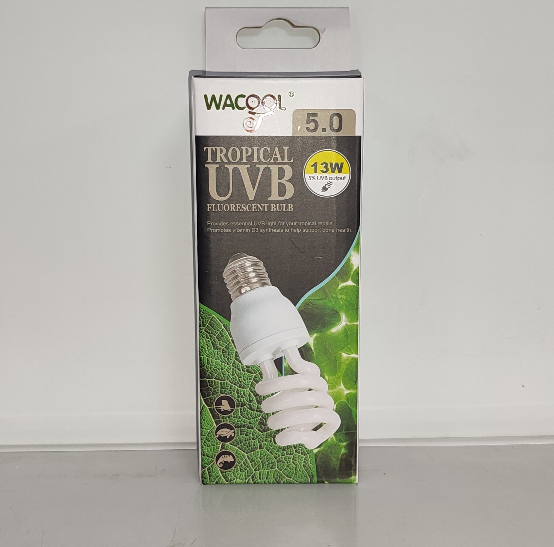 Лампа для террариума UVB 5.0 13 Вт. Е27 SCT5013 WACOOL