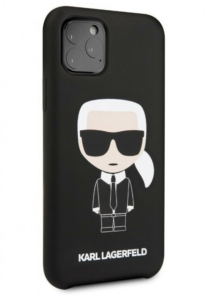 Чехол Karl Lagerfeld (KLHCN65SLFKBK) для iPhone 11 Pro Max (Black) - фото №4