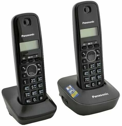 Телефон беспроводной (DECT) Panasonic KX-TG1612RUH