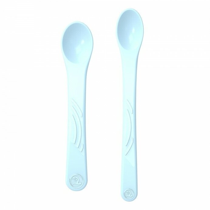 Ложки для кормления Twistshake (Feeding Spoon) в наборе из 2 шт. Пастельный синий (Pastel Blue). Возраст 4+m. Арт. 78190