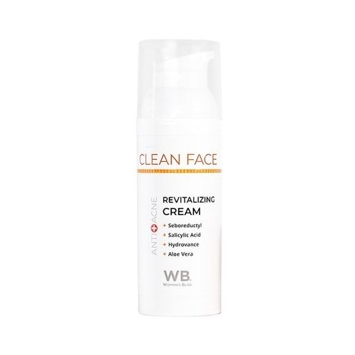 Woman's Bliss Anti‐Acne Revitalizing Cream Крем восстанавливающий для лица анти‐акне, 50 мл.