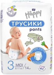 Подгузники-трусики Bella Baby Happy MIDI (6-11 ) 14 шт