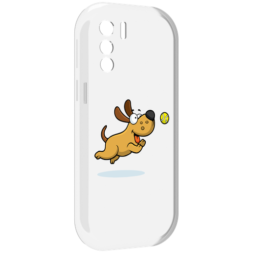 Чехол MyPads пёсик для UleFone Note 13P задняя-панель-накладка-бампер