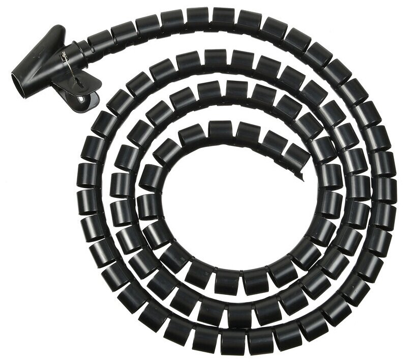 Кабельный органайзер Buro BHP CG252B Spiral Hose 25x2000mm Black