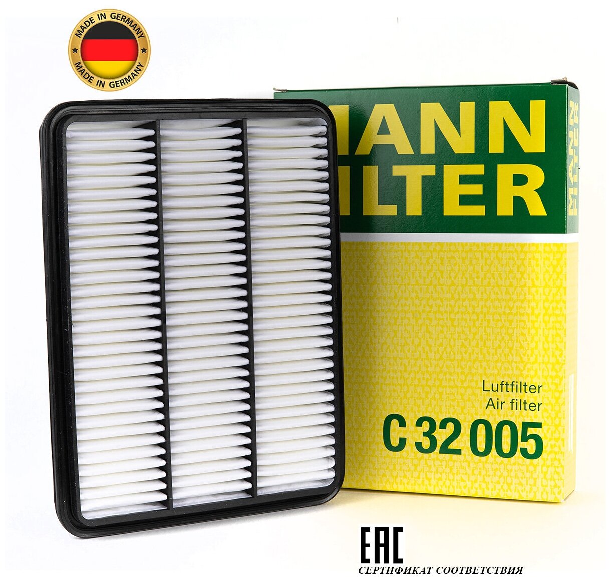Mann фильтр воздушный c32005