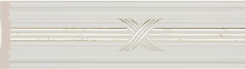 Изображение товара Бордюр Cosca "Эрмитаж", влагостойкий, клеевой монтаж, слоновая кость, набор 4 шт