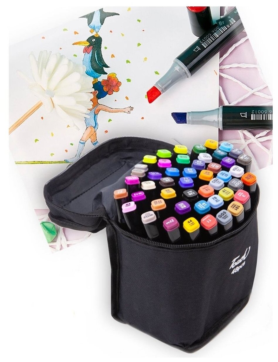 Двухсторонние маркеры для скетчей / Фломастеры для скетчинга / Touch ...