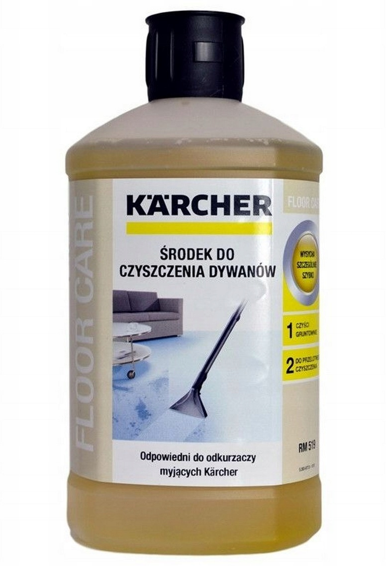 Средство для влажной очистки ковров RM 519 KARCHER, 1 л, 1.034 кг - фотография № 11