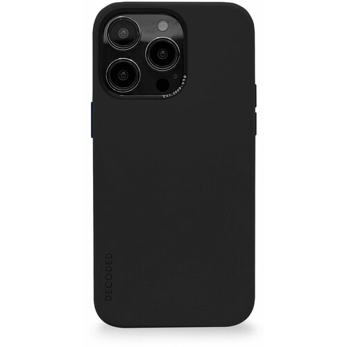 Чехол Decoded Silicone Back Cover Charcoal для iPhone 14 Pro, силикон, черный