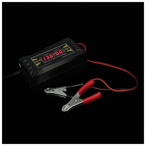 Зарядное устройство АКБ 12 В 10А автомат 150-250 В 87 Вт ЖК дисплей 257000₽