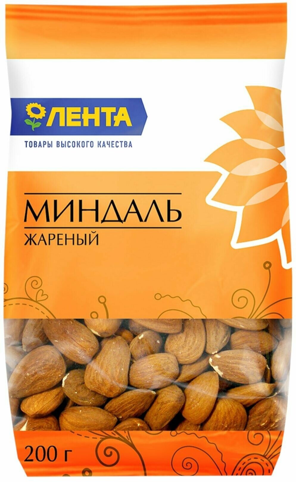 Миндаль лента жареный, 200 г - 3 шт.