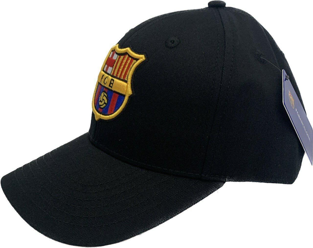Бейсболка футбольного клуба ФК Барселона/fc barcelona кепка черная 