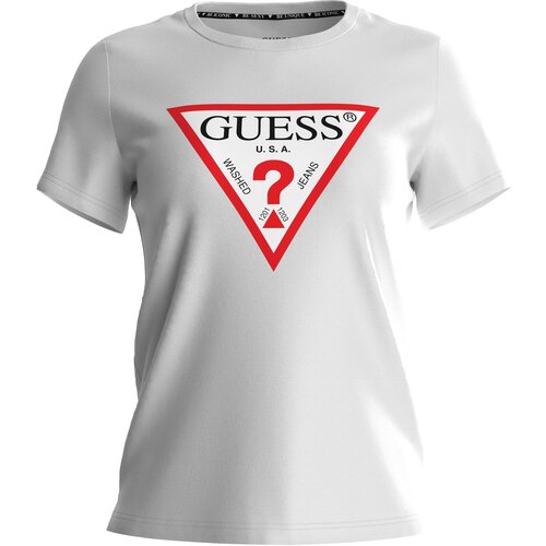 Футболка GUESS, хлопок, размер XL, белый