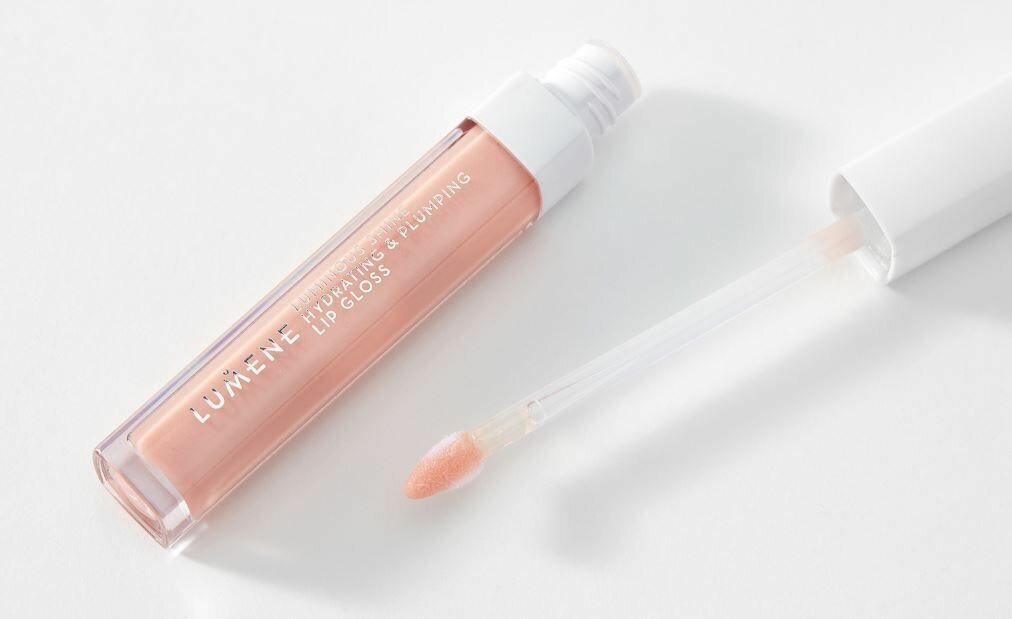 LUMENE Блеск для губ Luminous Shine Hydrating&Plumping Lip Gloss 1 светло-медовый 0