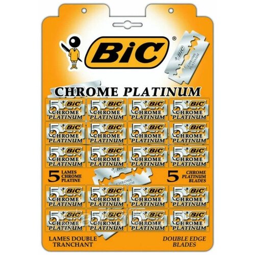 Лезвия для бритья BIC Chrome Platinum 100 шт.