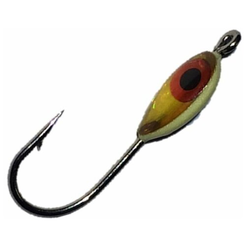 Мормышка корюшиная Glow EM003, размер 5, крючок 8, 5шт.