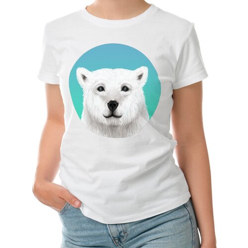 фото Футболка roly, размер m, белый