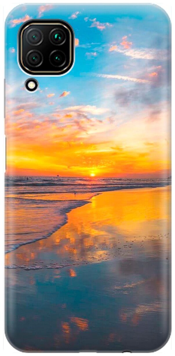 RE: PA Накладка Transparent для Huawei P40 Lite с принтом "Закат на пляже"