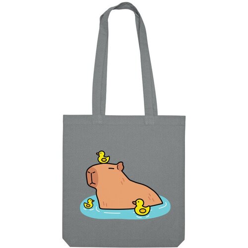 фото Сумка шоппер us basic, серый